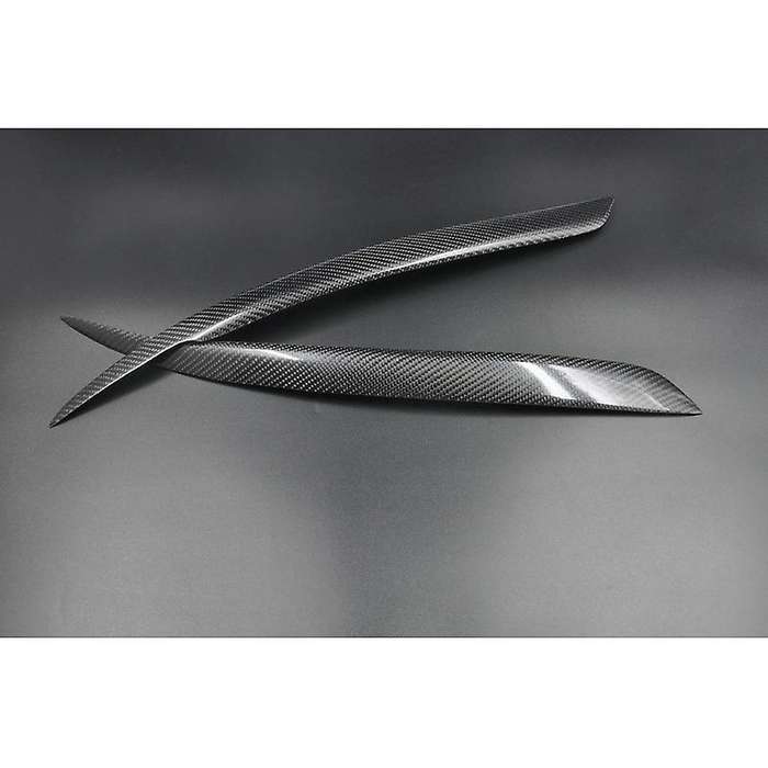 Carbon Fiber Headlight Eyebrow Cover Head Light Eyelid Sticker head Light Lamp Trim for  A4 B6 2002