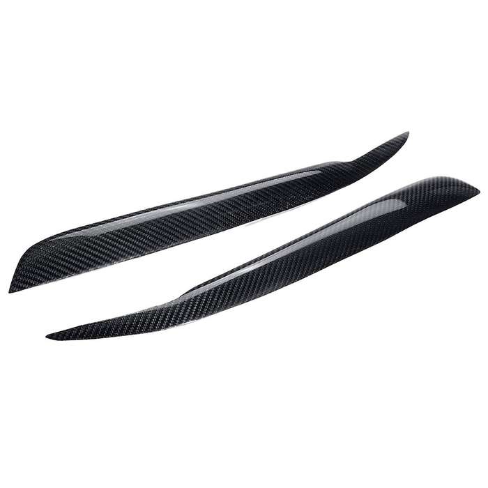 Carbon Fiber Headlight Eyebrow Cover Head Light Eyelid Sticker head Light Lamp Trim for  A4 B6 2002