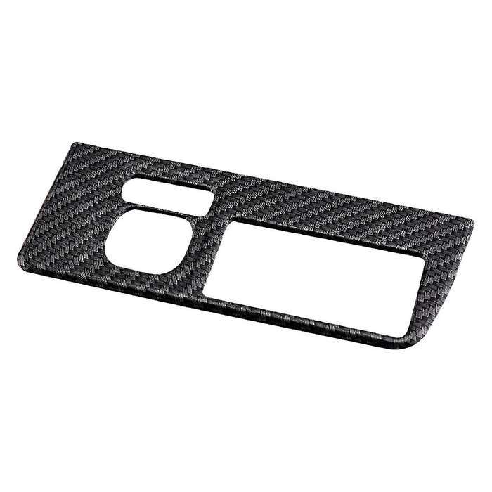 Carbon Fiber Headlight Lamp Switch Button Cover for 2016 Rearview Rear Mirror Button Trim for 2017 2