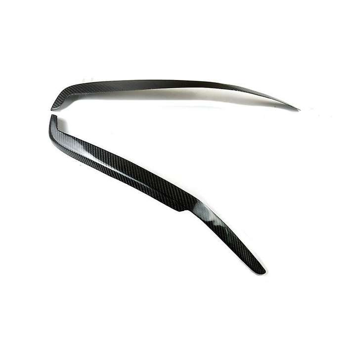 Carbon Fiber Headlight Eyebrows Eyelids Stickers Trim Cover Headlight Lid for 34Th 1997-2001