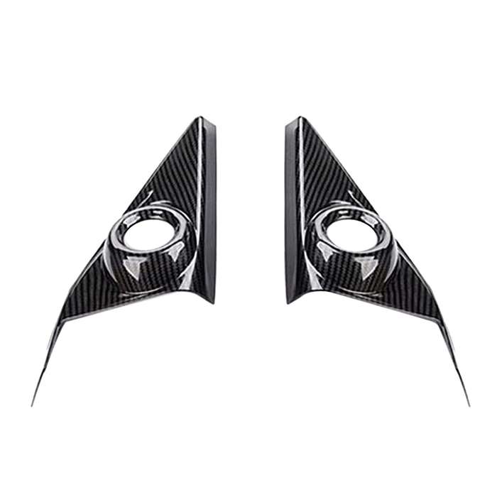 Carbon Fiber Inner Door A-Pillar Tweeter Frame Decorative Stickers for 10Th2017 2018 2019 2020