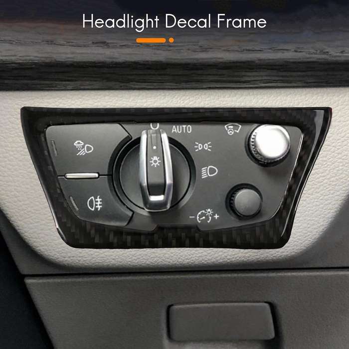 Carbon Fiber Interior Decoration Decal Frame Cover Trim Sticker for 3 Series F30 F31 F34 F35