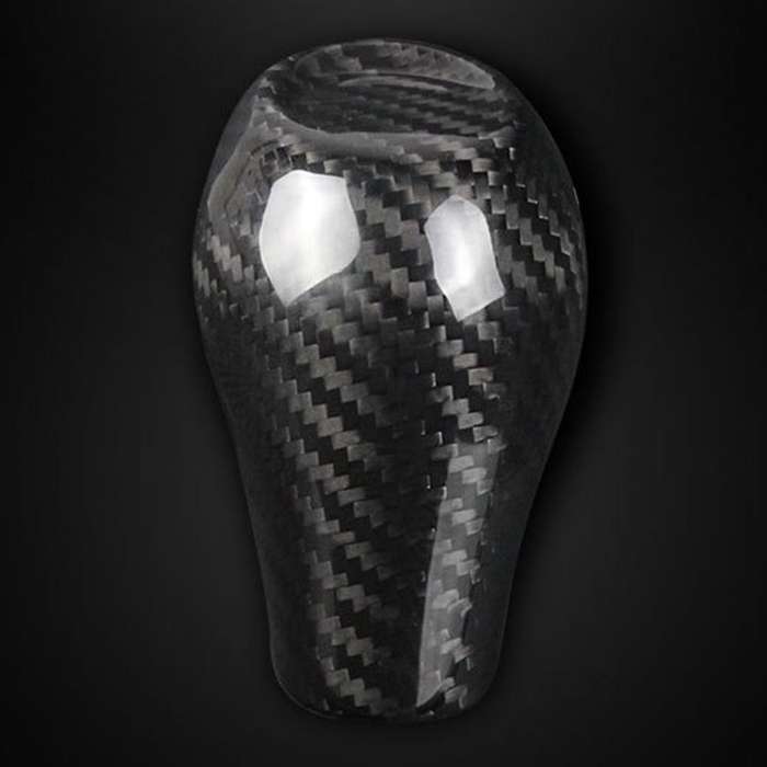 Carbon Fiber Interior Gear Head Shift Knob Cover Trim Stickers for 2016 2017 2018 2019