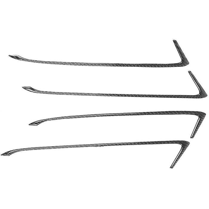 Carbon Fiber Interior Door Handle Trim Strip Cover Sticker for FIT JAZZ GK5 2014-2018 Accessories