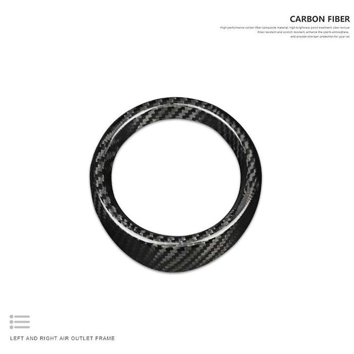 Carbon Fiber Interior Trim Car Left Side Frame Sticker for 2016+
