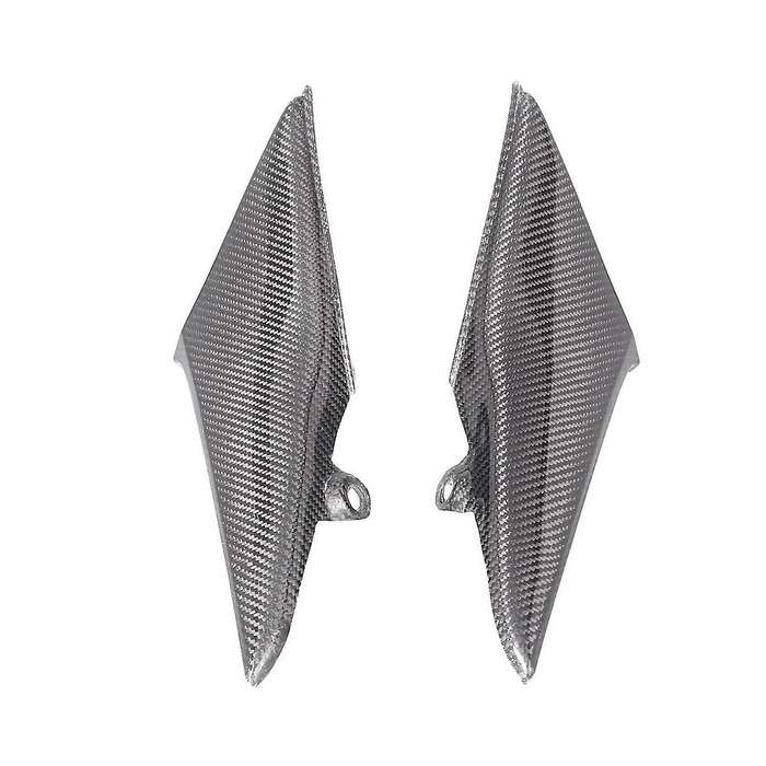 Carbon Fiber Look Motorcycle Tank Side Trim Cover Fairing Cowl for CBR600RR 2003-2004