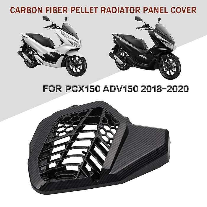 Carbon Fiber Motorcycle Radiator Cover Side Grille Guard Protector Cover for PCX150 ADV150 2018 2019