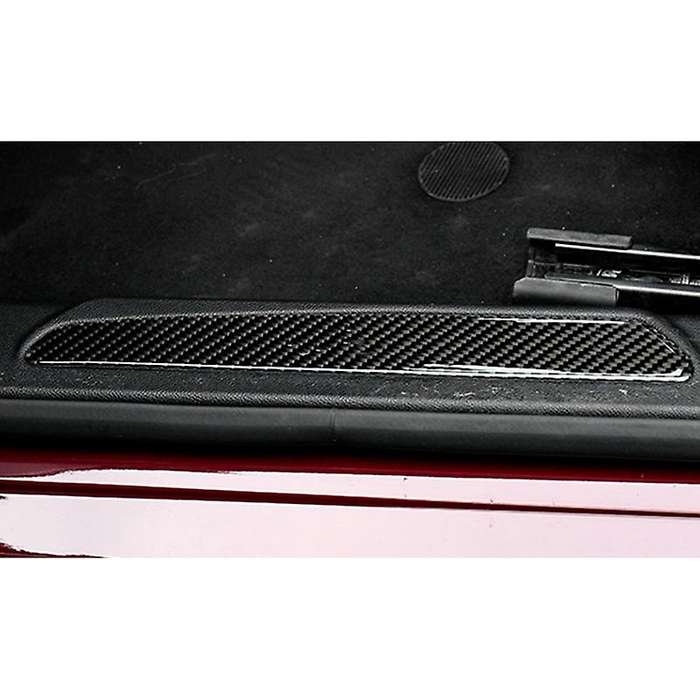 Carbon Fiber New Interior Stickers Door Sill Guards Plate Trim Decor for 2017-2018 Chromium Styling