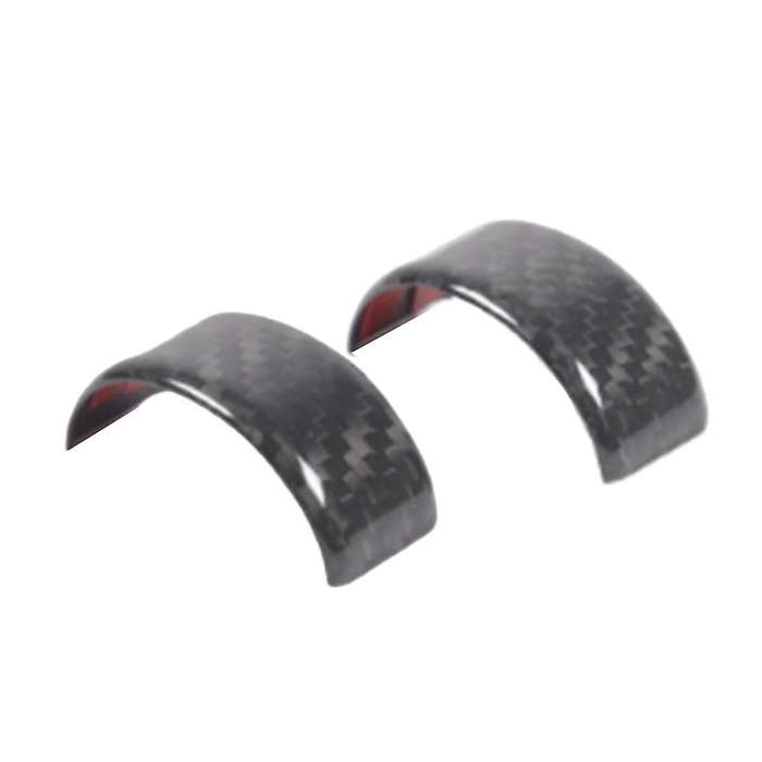 Carbon Fiber Pattern Car Steering Wheel Ring Trim Cover Sticker for C8 2020-2023 Car Interior Access