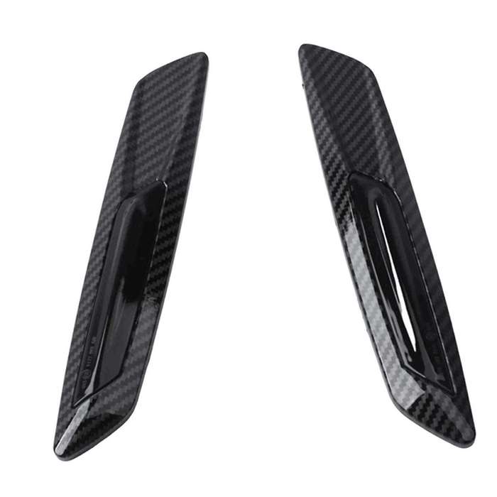 Carbon Fiber Pattern Car Dynamic LED Side Marker Light Turn Signal Light for 5 Series F10 Sedan Pre-