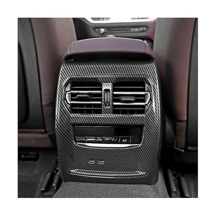 Carbon Fiber Rear Air Condition Vent Outlet Anti Cover Trim for  3 Series 320li G20 G28 2020-2022