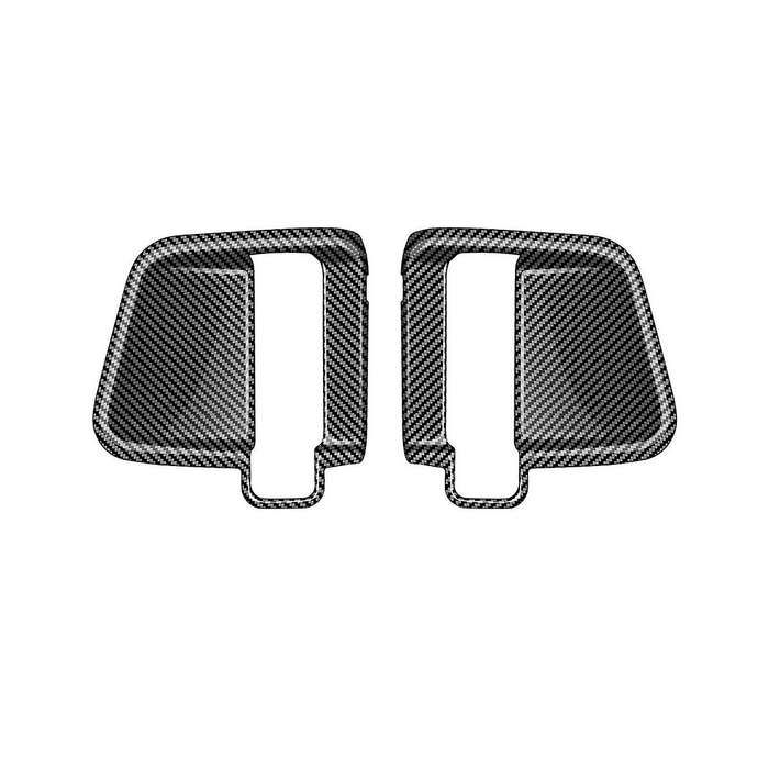 Carbon Fiber Pattern Texture Middle Door Inner Handle Bowl Cover Trim for C28 2022-2023 Car Accessor