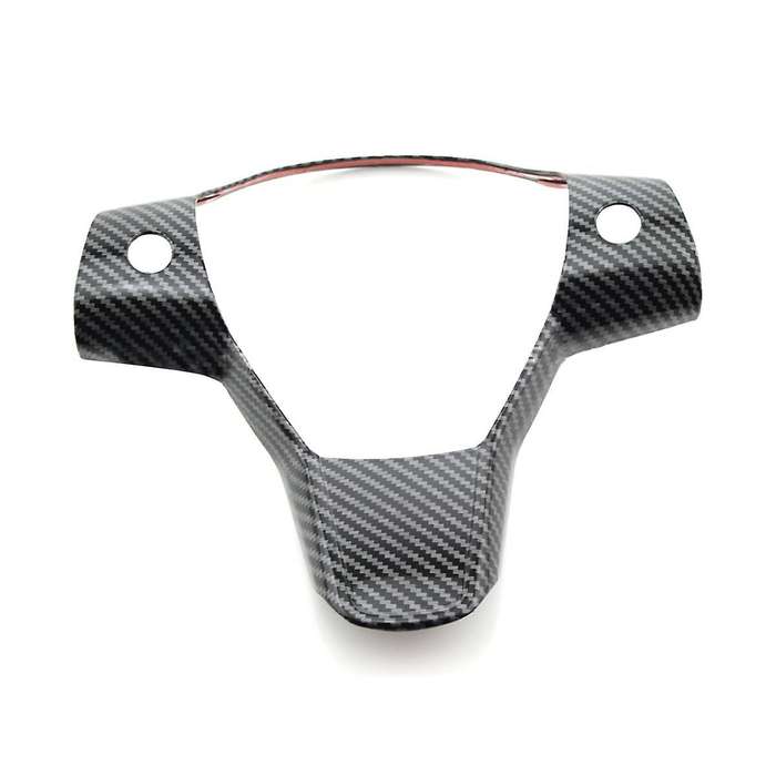 Carbon Fiber Pattern Steering Wheel Trim Sticker Steering Wheel Frame for Model Y