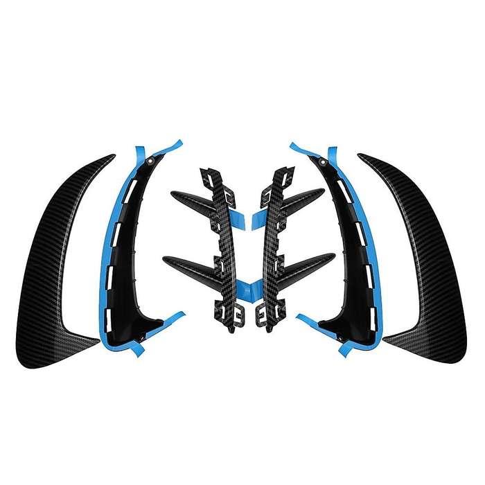 Carbon Fiber Rear Bumper Lip Spoiler Canards Stickers Trim for a Class W177 A180 A200 A250 A35 2019+