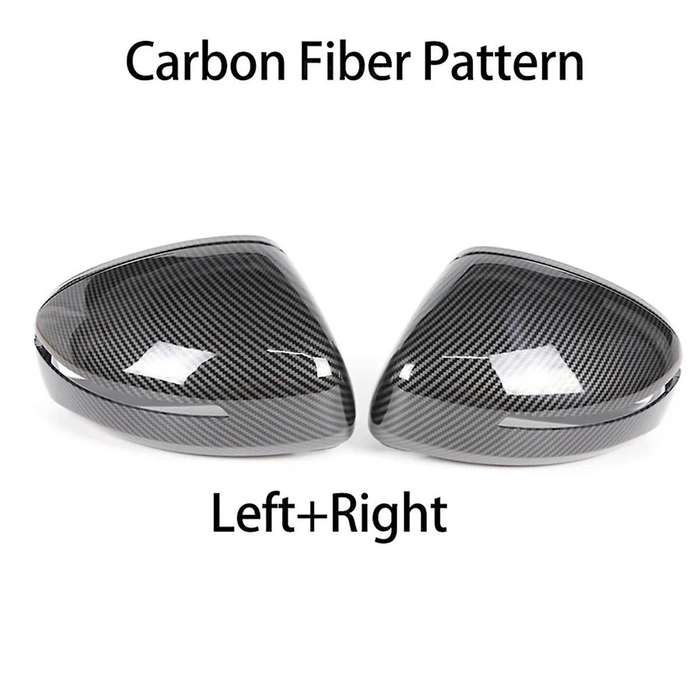 Carbon Fiber Side Wing Door Mirror Cover Rearview Mirror Cover Cap Trim for TT TTS TT 8J MK2 R8 42