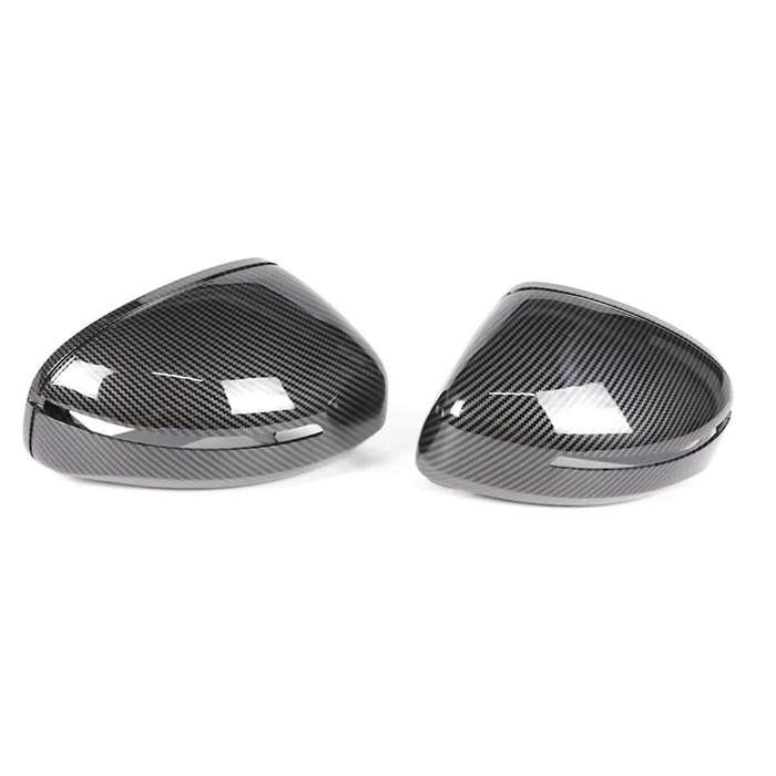 Carbon Fiber Side Wing Door Mirror Cover Rearview Mirror Cover Cap Trim for TT TTS TT 8J MK2 R8 42 2