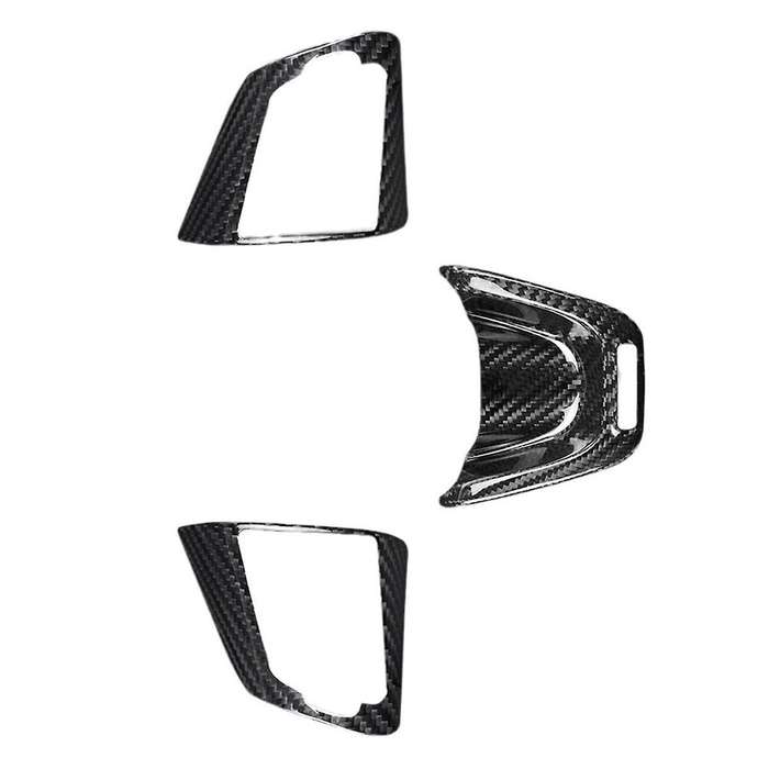 Carbon Fiber Steering Wheel Panel Sticker for 2018-2022 Steering Wheel Control Button Sticker