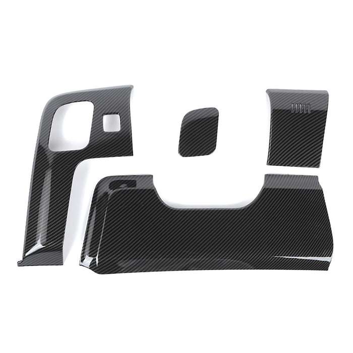 Carbon Fiber Steering Wheel Under Decoration Cover Trim Stickers for 2015-2021 Interior Accessories