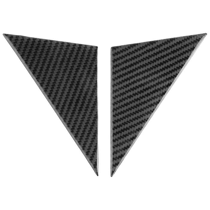Carbon Fiber Stickers for 2010-15 Door Windows Anterior Triple-cornered Column A-Pillar Exteriors Ca