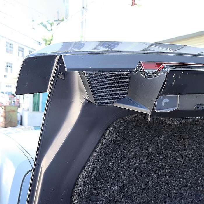 Carbon Fiber Stickers for 2015 Car Trunk Buffer Cover Protection Accessories for 2015+