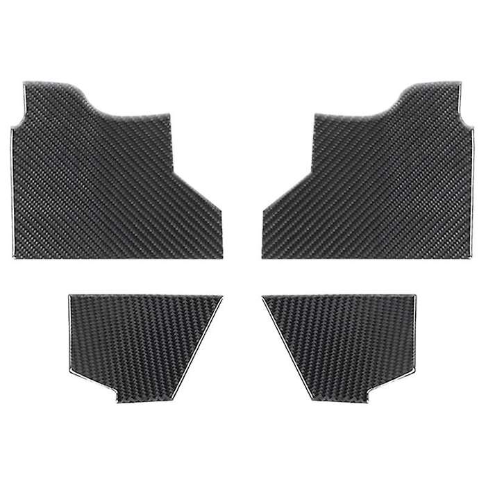 Carbon Fiber Stickers for 2015 Car Trunk Buffer Cover Protection Accessories for 2015+