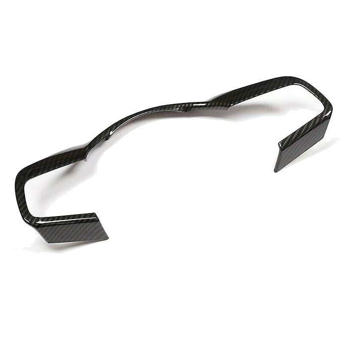 Carbon Fiber Style ABS Steering Wheel Trim Sticker Cover Decoration for XE/XF/F-Pace 2016-2019 Car A