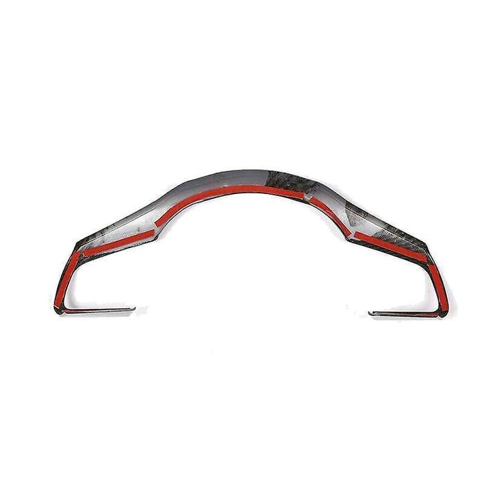 Carbon Fiber Style ABS Steering Wheel Trim Sticker Cover Decoration for XE/XF/F-Pace 2016-2019 Car A