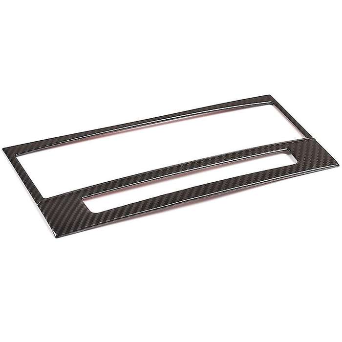 Carbon Fiber Style ABS Inner Center Console CD Button Frame Trim Sticker for E Class W212 2012-2015