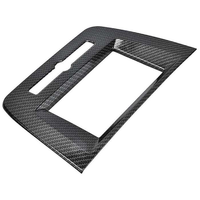 Carbon Fiber Style Dashboard Navigation Frame Cover Trim for Mg Zs Suv 2017-2018
