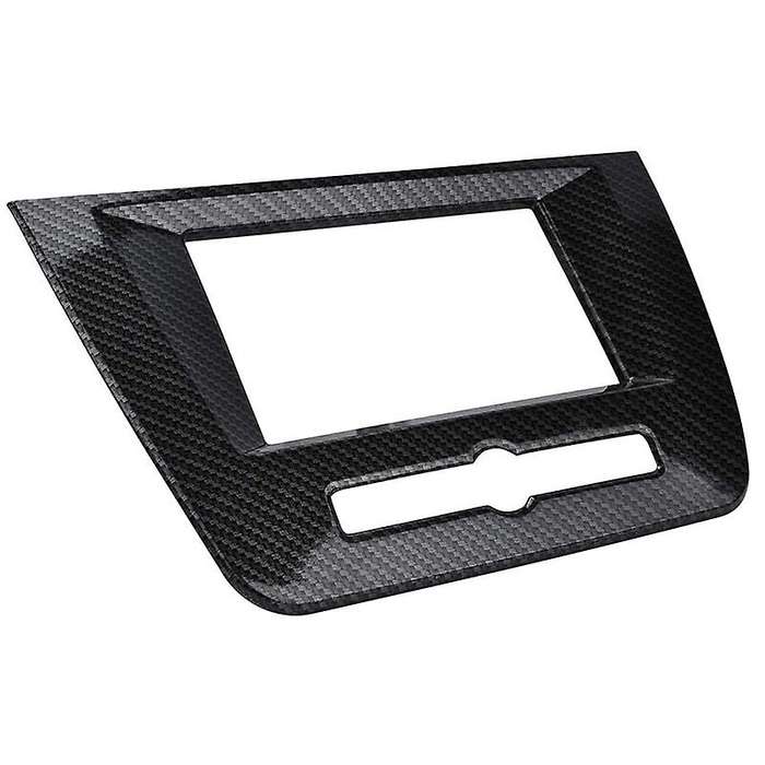 Carbon Fiber Style Dashboard Navigation Frame Cover Trim for Mg Zs Suv 2017-2018