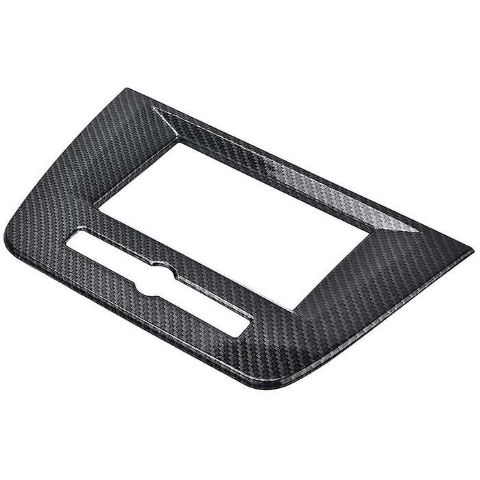 Carbon Fiber Style Dashboard Navigation Frame Cover Trim for Mg Zs Suv 2017-2018