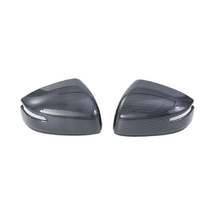 Carbon Fiber Style Mirror Cover Trim for Land Cruiser Lc300 2022 2023 Car Accessories