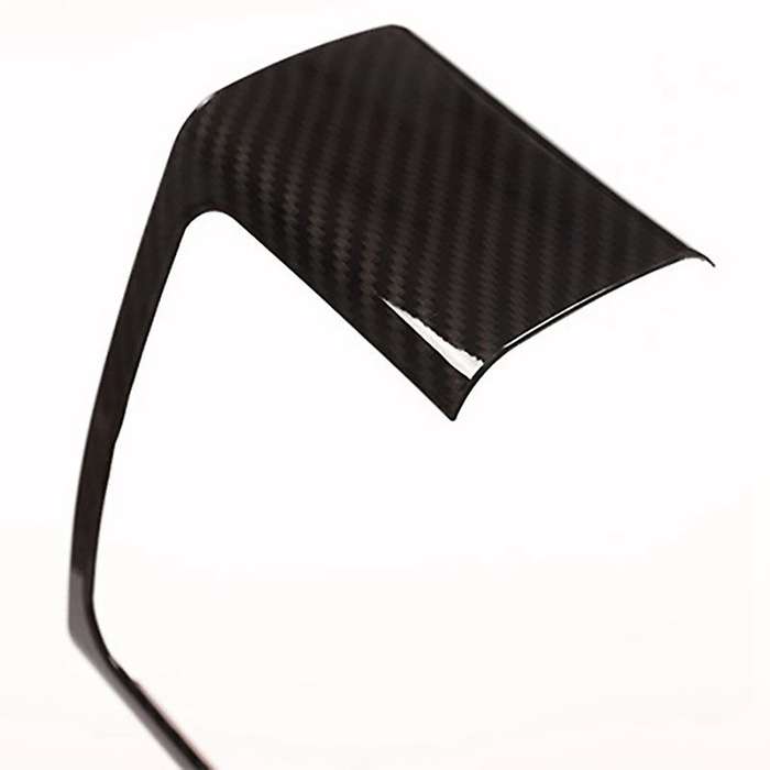 Carbon Fiber Texture Dashboard Side Air Vent Outlet Frame Cover Fit for Sport 2014-2019