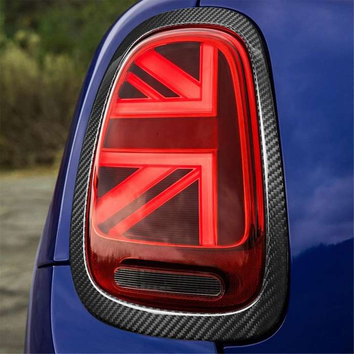 Carbon Fibre Car Headlight Ring Bezel Trim Cover TailLight Trim Cover for F55 F56 F57 2014-2020 Fron