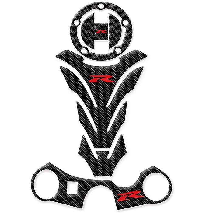 Carbon Fuel Tank Cap Sticker Pad for GSXR 1000 2003-2004 GSXR 600 750 2004-2005