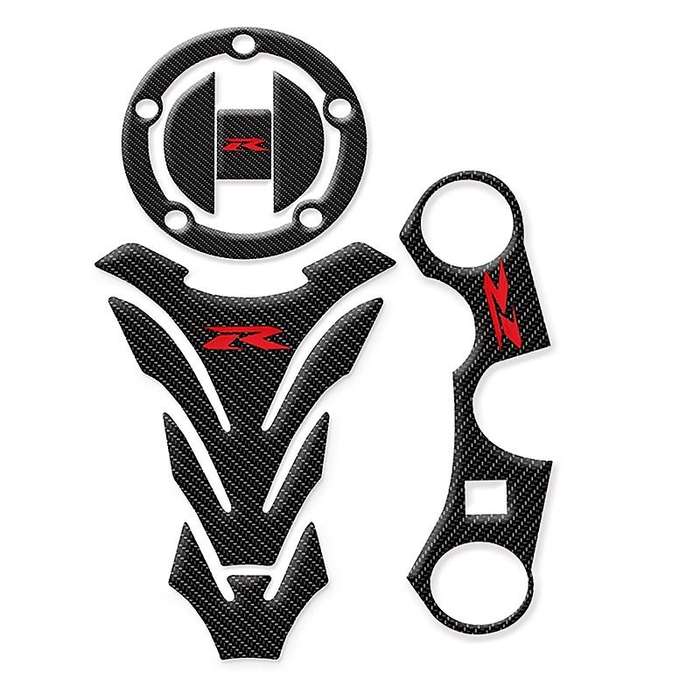 Carbon Fuel Tank Cap Sticker Pad for GSXR 1000 2003-2004 GSXR 600 750 2004-2005