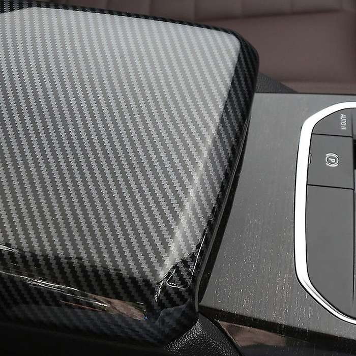 Carbon Fibrer Center Console Armrest Panel Cover Trim for 3 4 Series G20 G21 G22 2019-2021 Car Acce