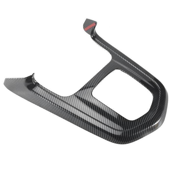 Carbon Fibre for Navara Np300 2016-2019 Car Gear Shift Knob Frame Panel Decoration Cover Trim Stick