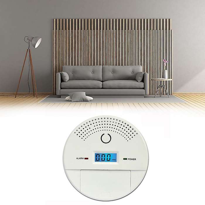 Carbon Monoxide Alarm, Coal Stove Honeycomb Coal Smoke Detector, CO Blue Smoke Detection