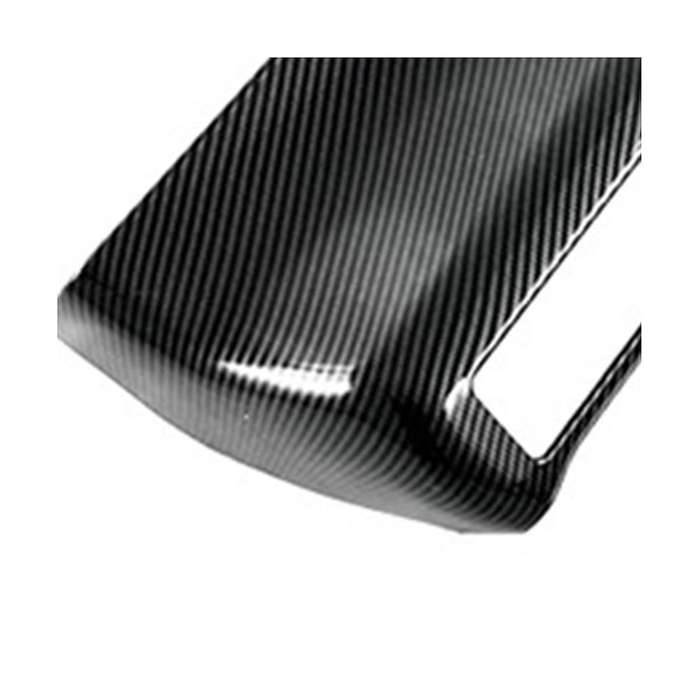 Carbon Interior Rear Air Condition Vent Outlet Frame Anti-kick Usb Panel Cover for Land Cruise Lc30
