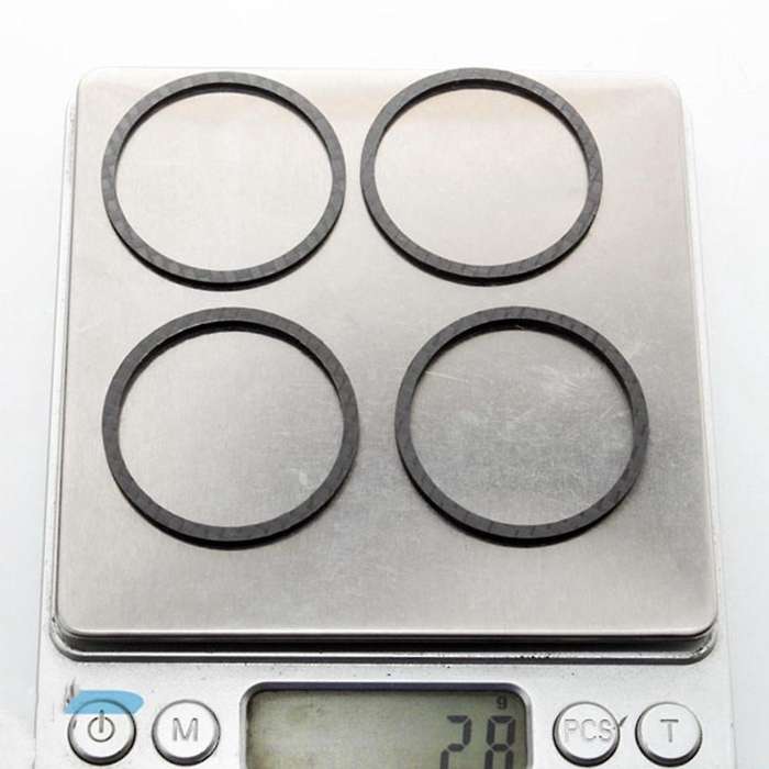 Carbon Gear Ring Carbon Fiber Hub Base Washer Flywheel Middle Shaft Washer for Modification