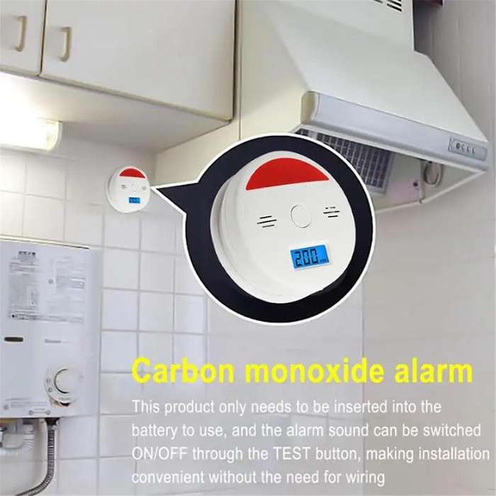 Carbon Monoxide Detector Sensor Alarm Household Honeycomb Gas Leakage Carbon Monoxide Monitoring Too