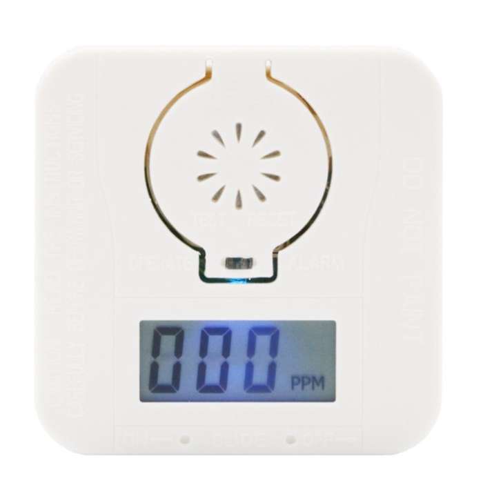 Carbon Monoxide Smoke Detector Alarm Poisoning Gas Warning Sensor Security Poisoning Alarm Lcd Photo