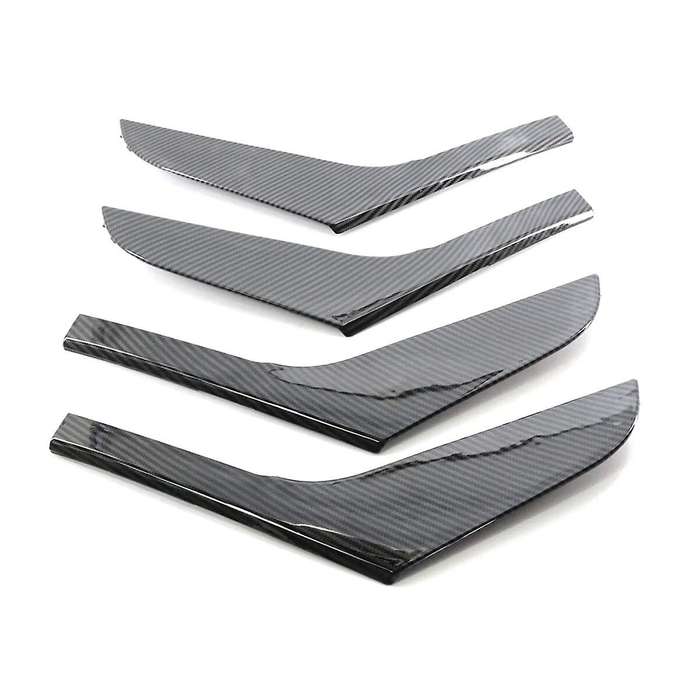 Carbon Style Set of Interior Door Trim for Pull Handle 5K4868039A 5K4868040A for Golf Mk6 2010-2013