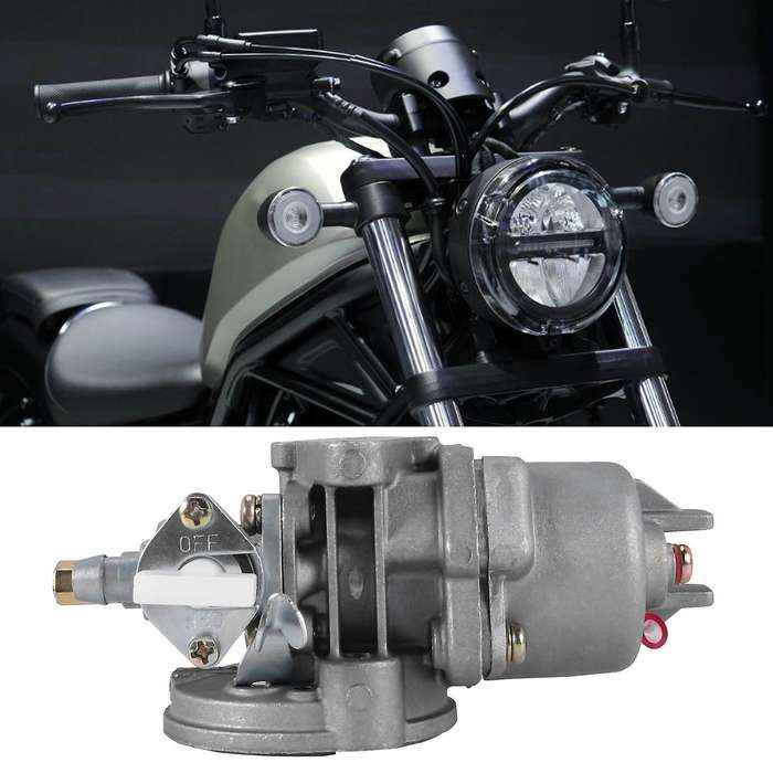 Carburetor Carb Carby + Red Filter + Stack for 2 Stroke 47Cc 49Cc Engine Parts Mini Kids Atv Quad D