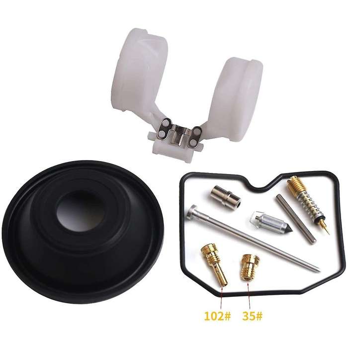 Carburetor Repair Kit Configure Vacuum Diaphragm and Float for Zrx400/-ii Zr400c/e/f 1989-1997
