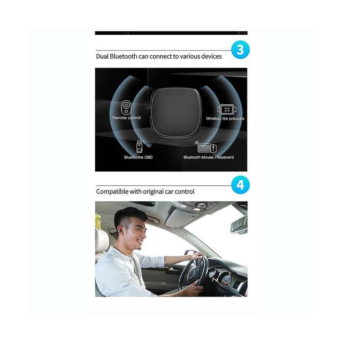Carplay Mini Ai Box Andoroid 11 Wireless Carplay Android Auto for 4g Lte Gps Play