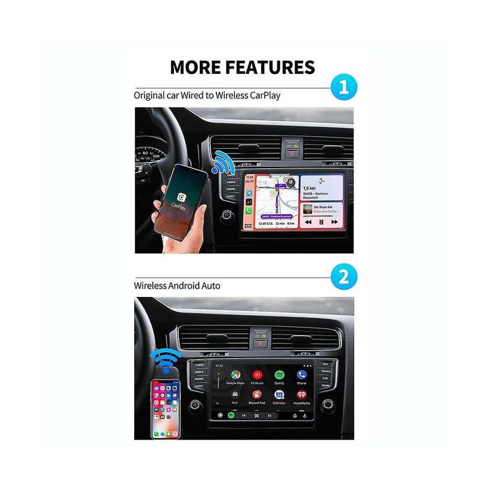 Carplay Mini Ai Box Andoroid 11 Wireless Carplay Android Auto for 4g Lte Gps Play