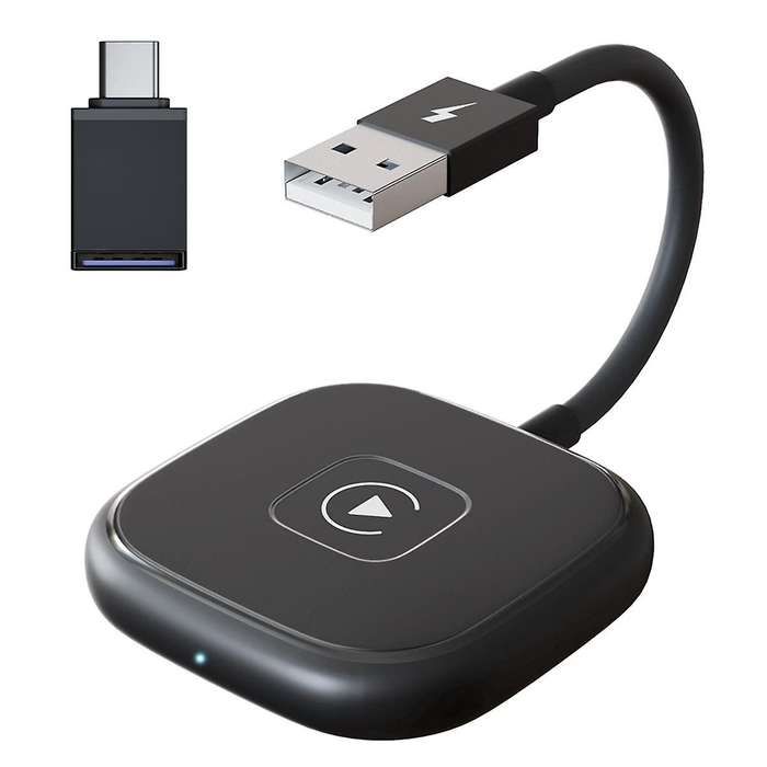 Carplay Wired to Wireless Smart Box Auto Adapter Android AI Box Carplay Dongle Plug Wireless Auto Ad
