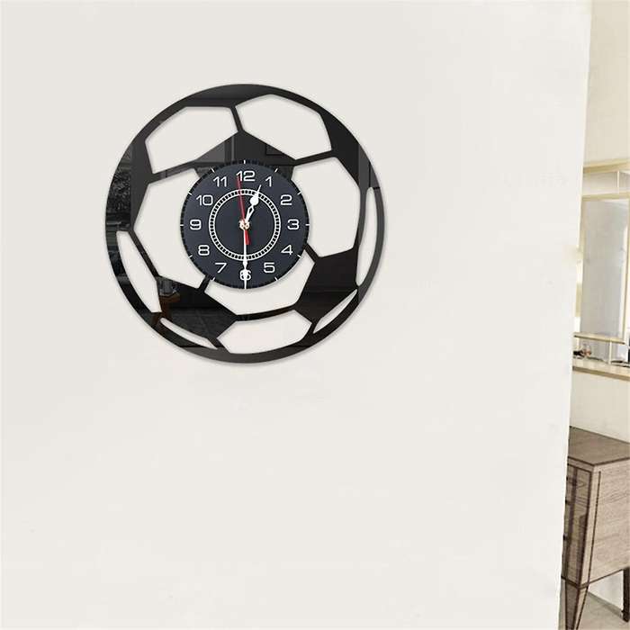 Cartoon Football Clock Fashion Simple Wall Clock Living Room Bedroom Wall Quartz Clock Wall Clock
